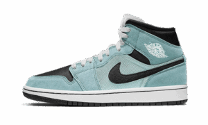 AJ JORDAN 1 MID AQUA BLUE TINT