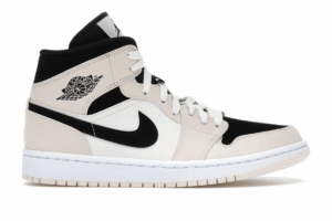 AJ Jordan 1 Mid Barely Orange Shoes (W)