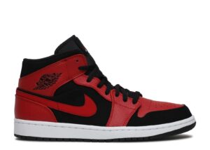 AJ Jordan 1 Mid 'Bred' Everlasting Sneaker