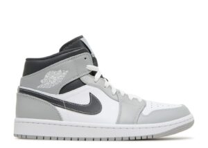 AJ Jordan 1 Mid 'Light Smoke Grey' Revered Footwear