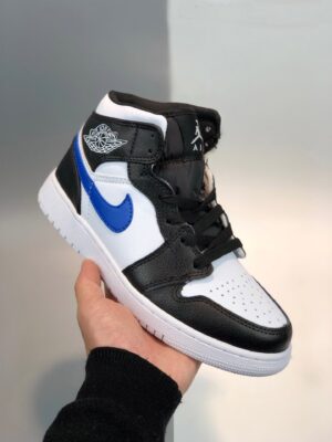 AJ Jordan 1 Mid Multi Color Swoosh 554725-052