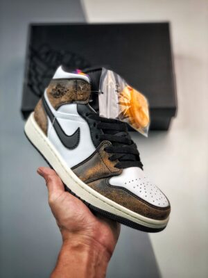 AJ Jordan 1 Mid "Orange Wear-Away" DQ8417-071