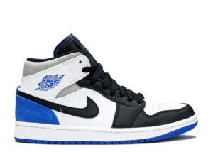 AJ Jordan 1 Mid SE 'Royal Black Toe' Revered Footwear