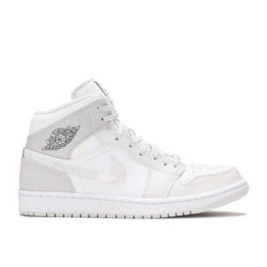 AJ Jordan 1 Mid 'Swoosh Logo – Grey Camo' Everlasting Sneaker