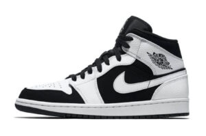 AJ JORDAN 1 Mid WHITE BLACK