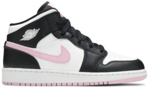 AJ Jordan 1 Mid "White Light Arctic Pink";