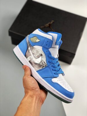 AJ Jordan 1 Retro Alpha 'White University Blue' 316269-142