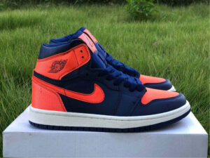 AJ Jordan 1 Retro High Blue Void Turf Orange (W)