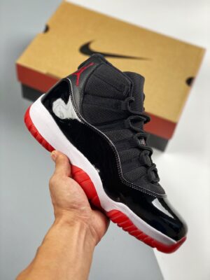 AJ Jordan 11 'Bred 2019' Black/White-Varsity Red 378037-061