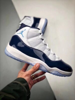 AJ Jordan 11 Win Like 82 White/University Blue-Midnight Navy 378037-123