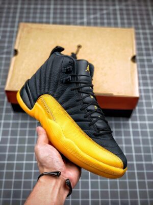 AJ Jordan 12 Black University Gold 130690-070