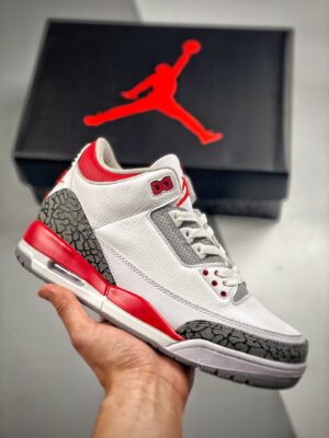 AJ Jordan 3 OG White/Fire Red-Black DN3707-160