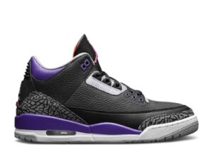 AJ Jordan 3 Retro 'Court Purple' Revered Footwear