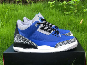 AJ Jordan 3 Retro Varsity Royal Cement