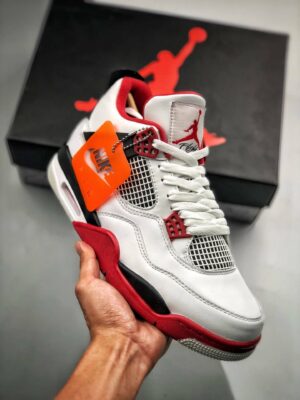 AJ Jordan 4 Retro Fire Red (2020) - Dc7770-160 Women's Size 5.5 - 10.5 Us