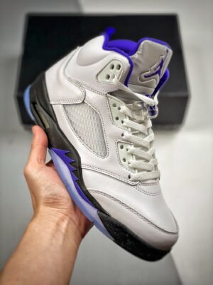 AJ Jordan 5 White/Dark Concord-Black DD0587-141