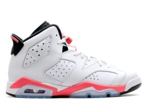 AJ Jordan 6 Retro BG 'White Infrared' 2014 Everlasting Sneaker