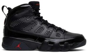 AJ Jordan 9 Retro 'Bred' Unfading Sneaker