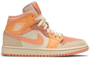 Wmns AJ Jordan 1 Mid "Apricot";