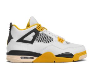 Wmns AJ Jordan 4 Retro Vivid Sulfur Revered Footwear
